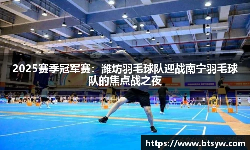 2025赛季冠军赛：潍坊羽毛球队迎战南宁羽毛球队的焦点战之夜
